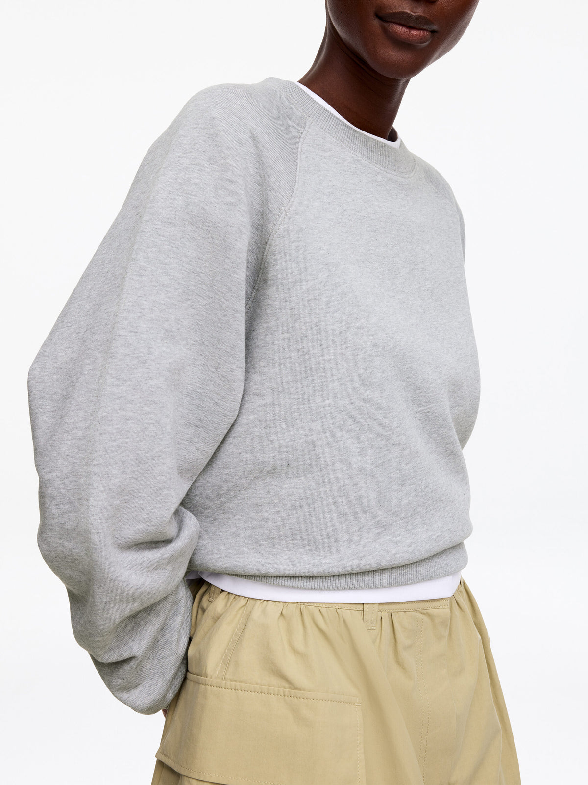 Terry Sweatshirt - Grey - Image 4