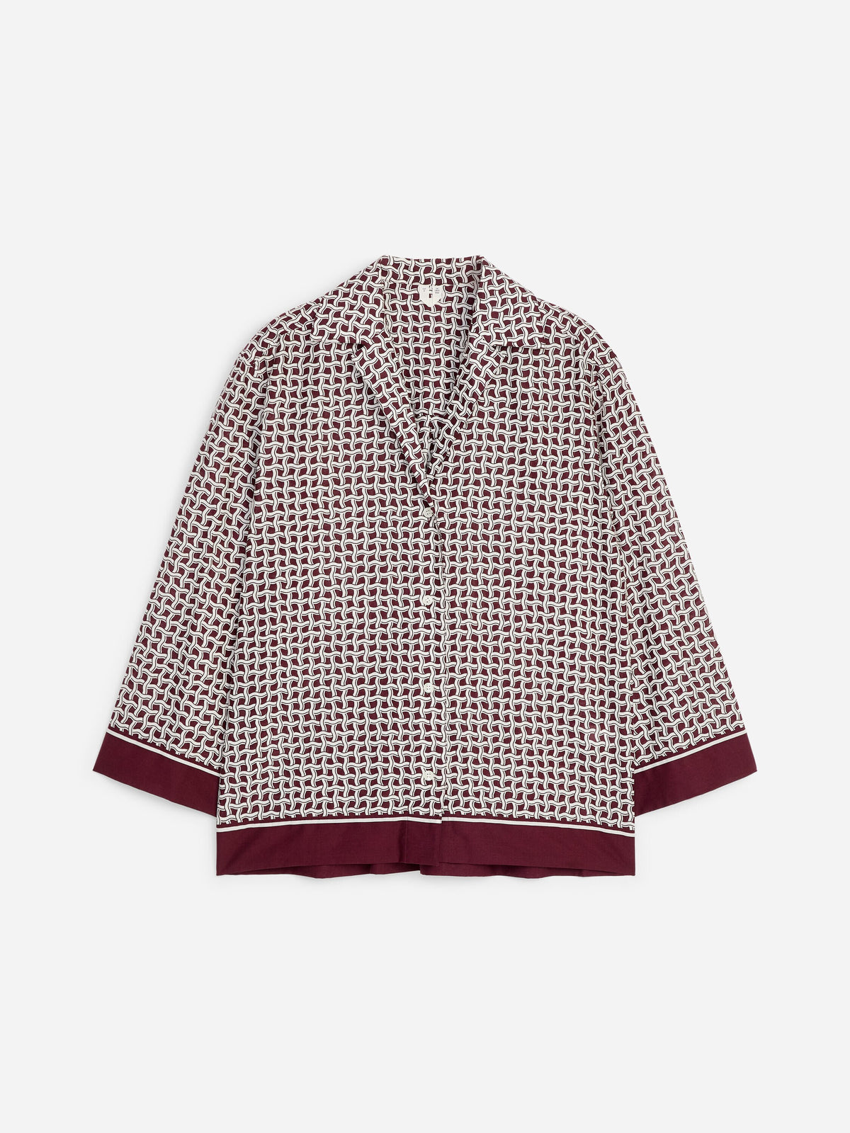 Lyocell Blend Shirt - Red - Image 5