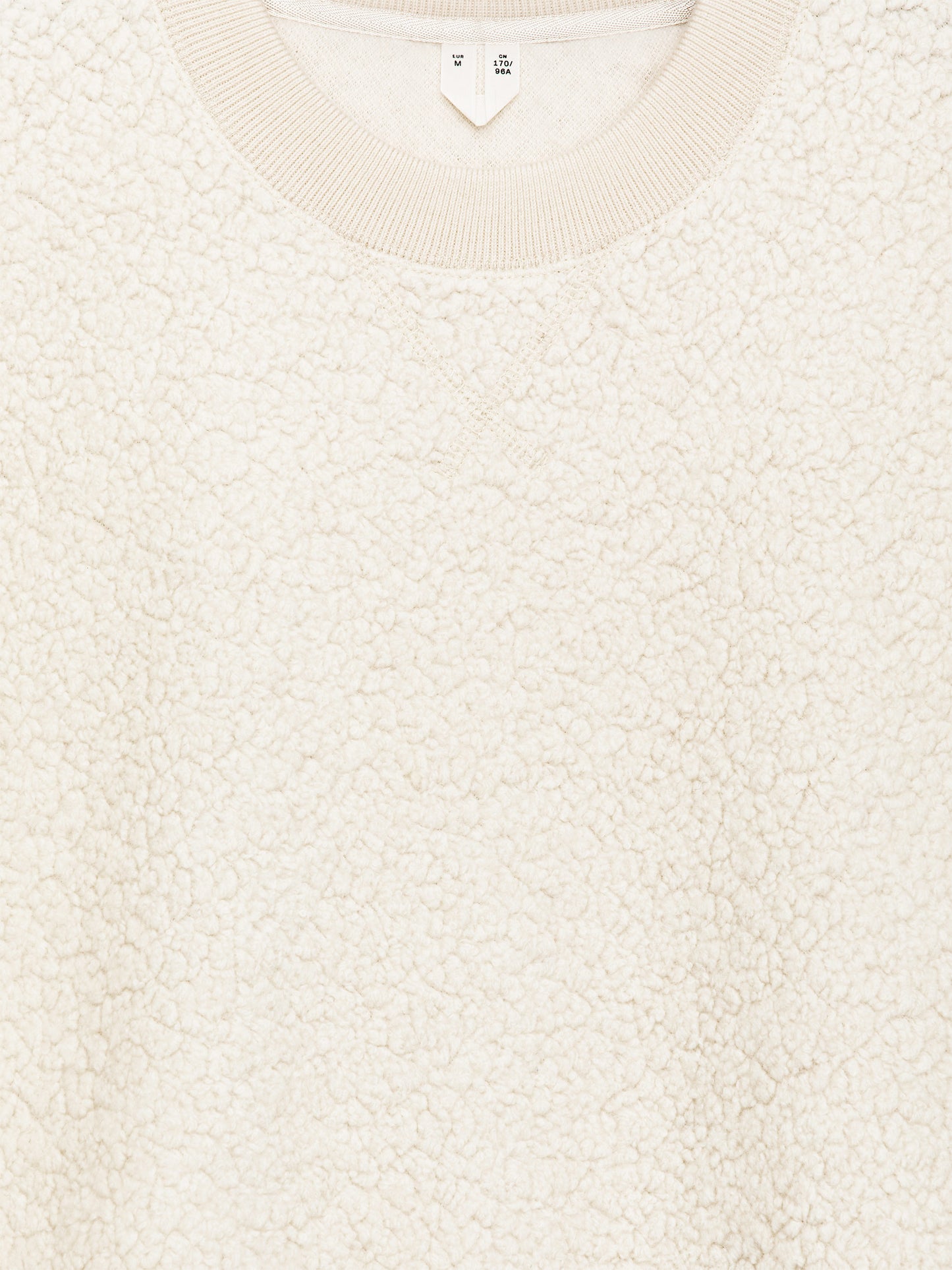 Wool-Blend Fleece Sweatshirt - White - Image 2