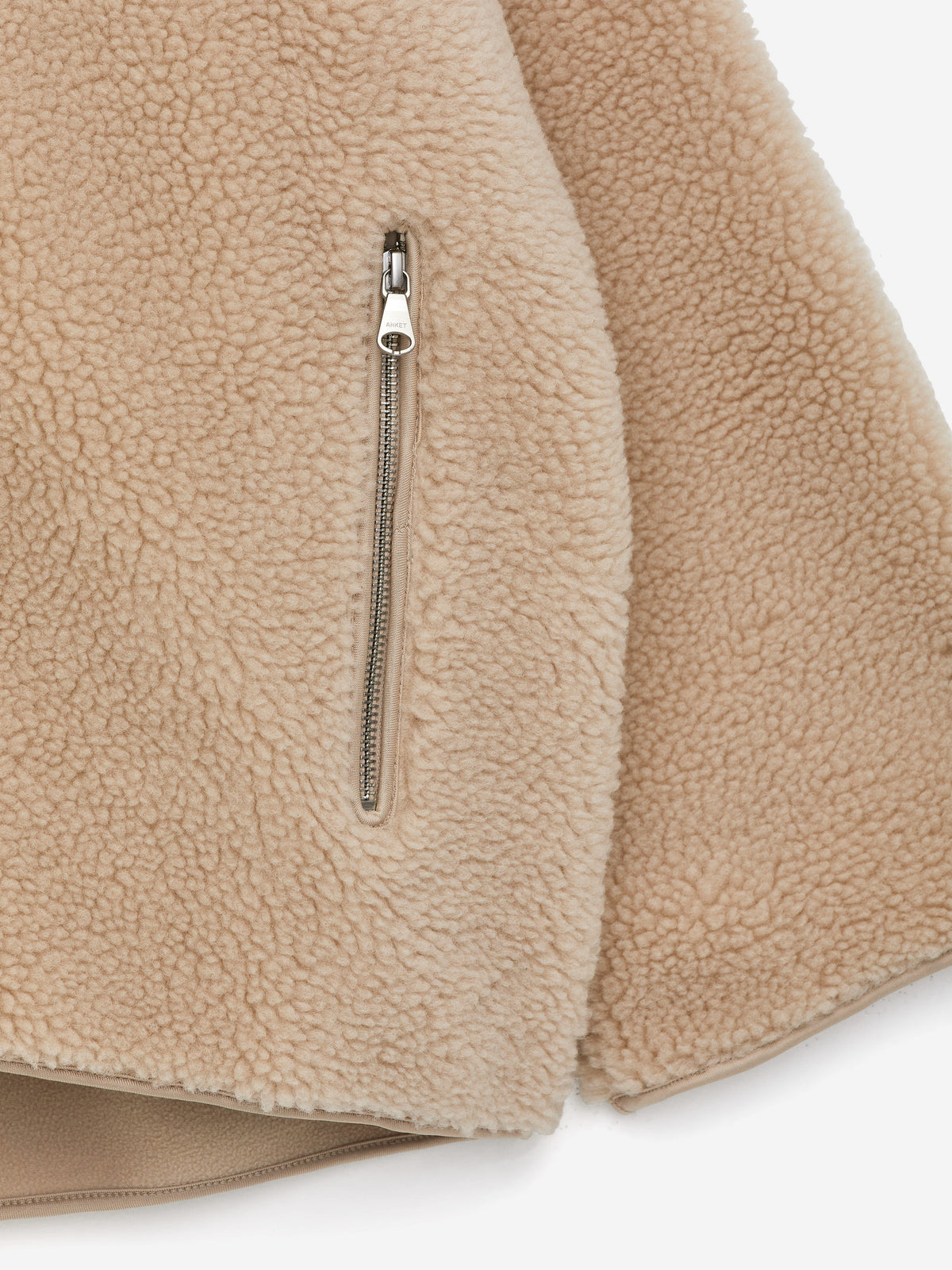 Pile Jacket - Beige - Image 2