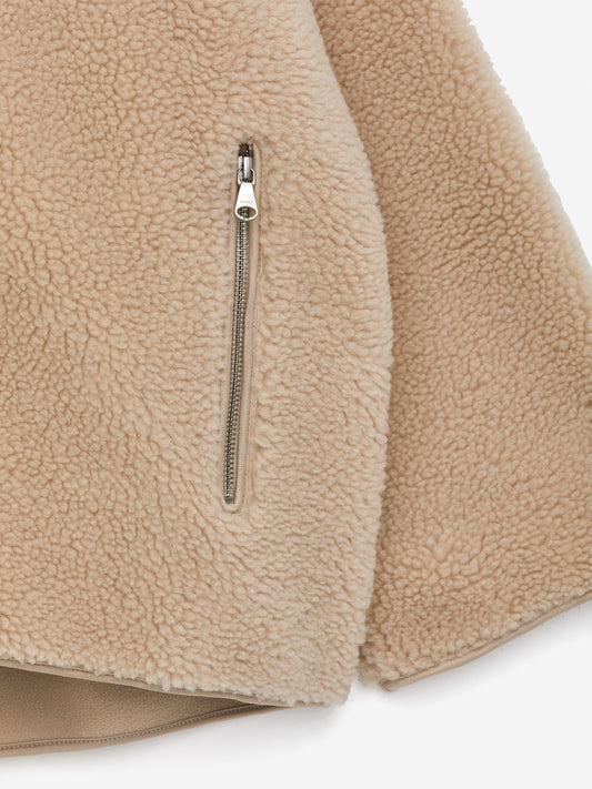 Pile Jacket - Beige - Image 2