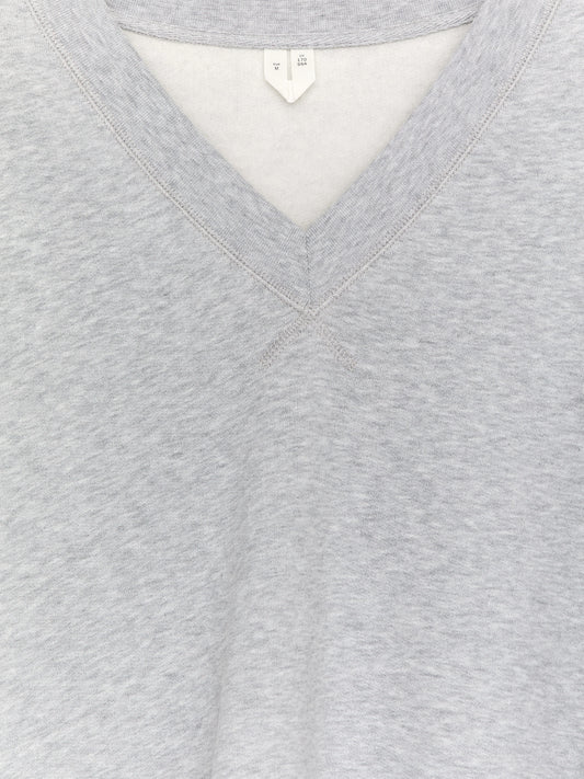 V-Neck Sweatshirt - Grey - Image 2