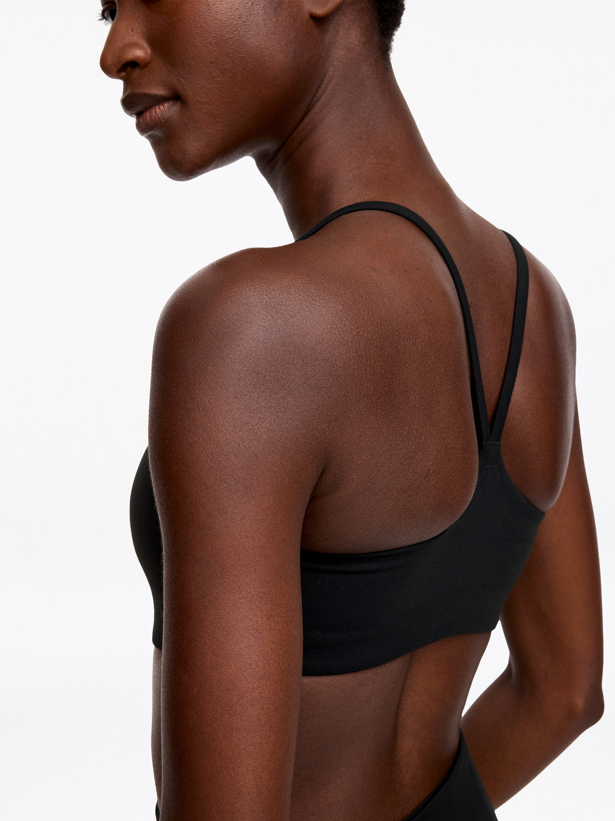 Soft Stretch Sports Bra - Black - Image 4