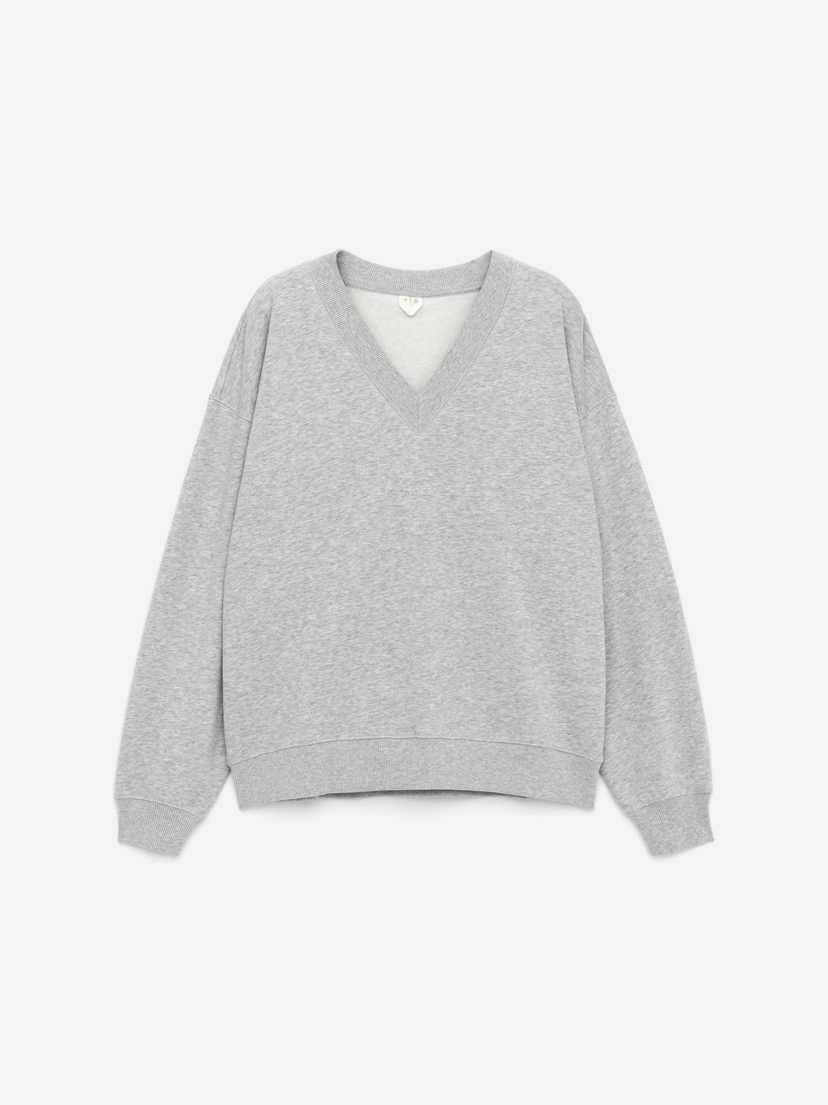 V-Neck Sweatshirt - Grey