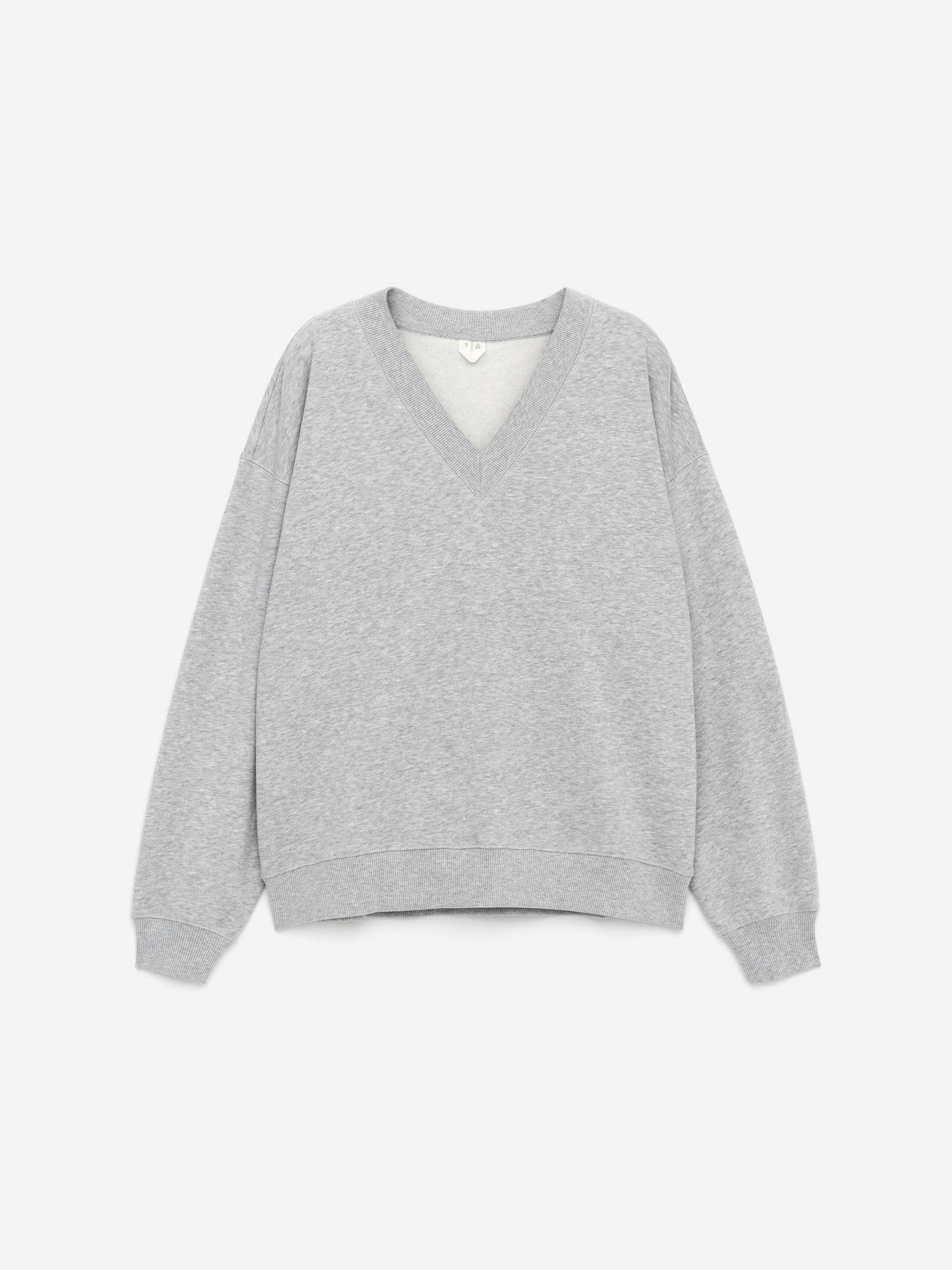 V-Neck Sweatshirt - Grey
