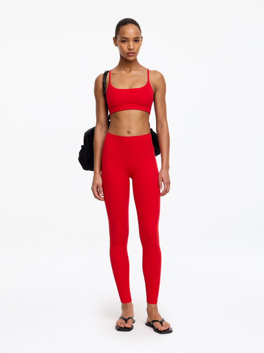 Soft Leggings - Red - Image 2