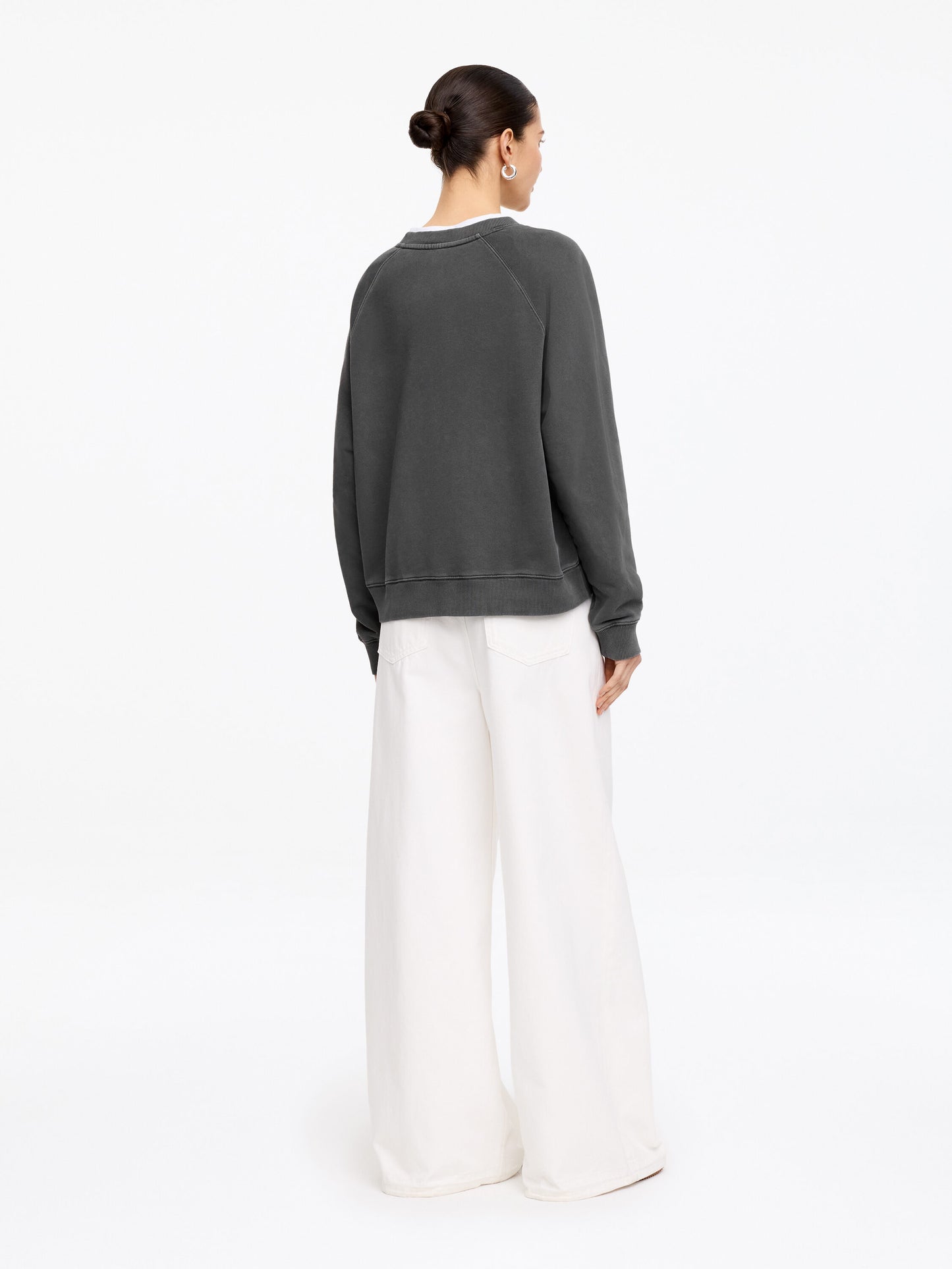 Terry Sweatshirt - Black - Image 3