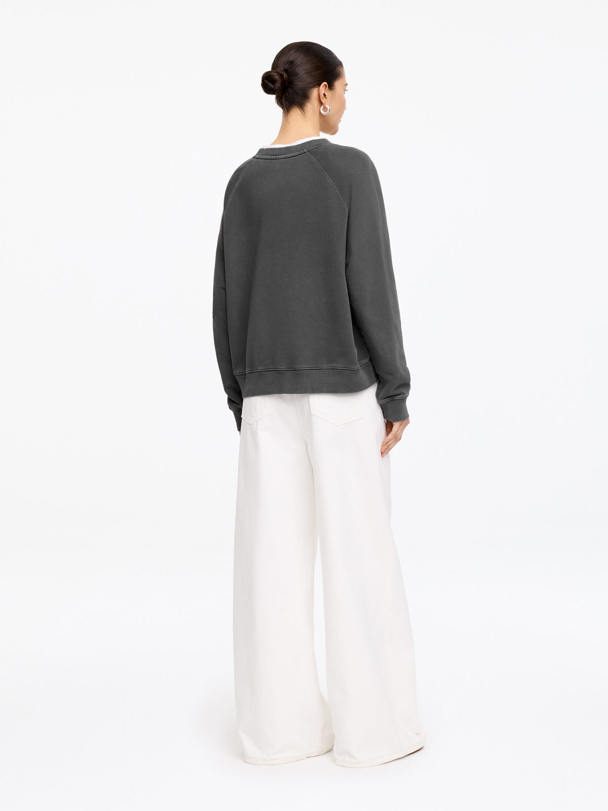 Terry Sweatshirt - Black - Image 3