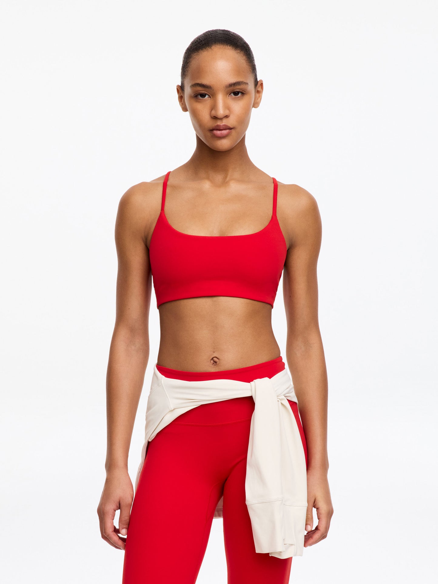 Soft Stretch Sports Bra - Red