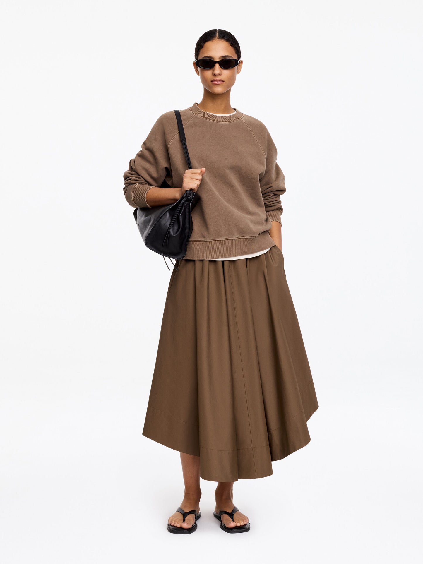 Terry Sweatshirt - Brown - Image 2