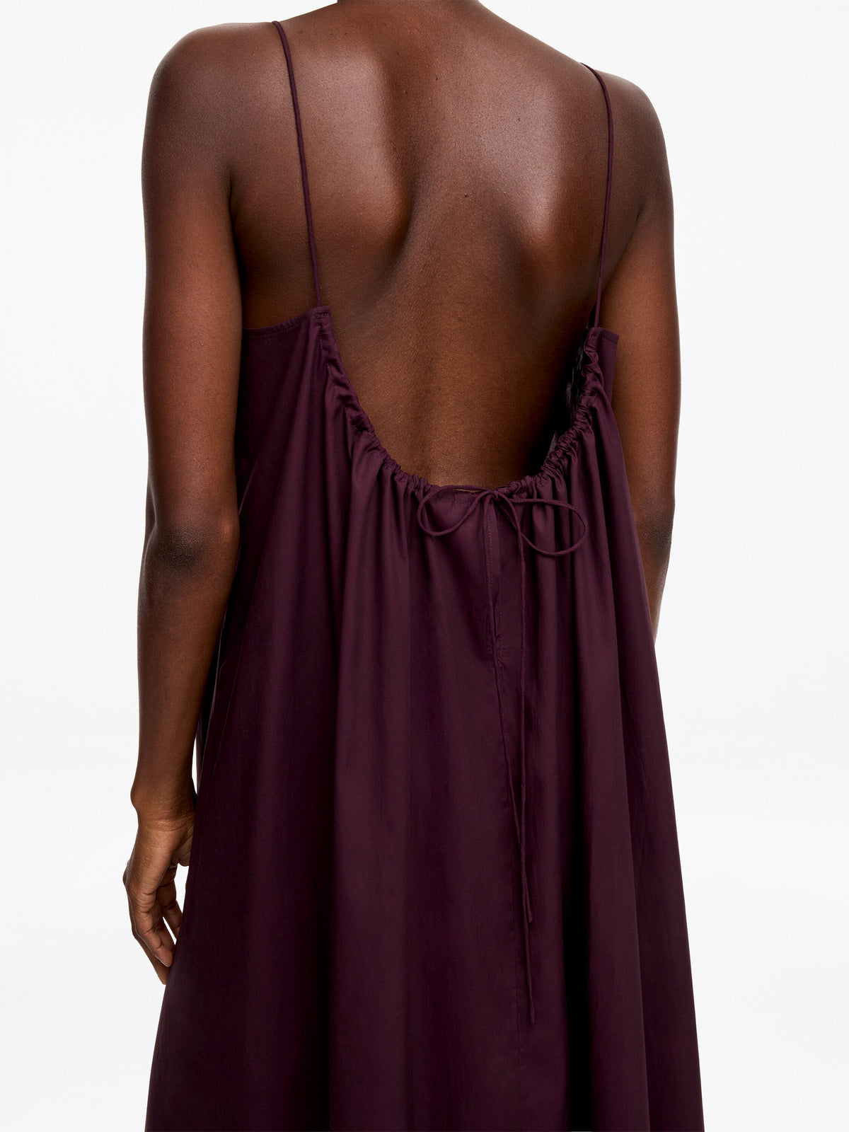 Lyocell Cotton Beach Dress - Purple - Image 4