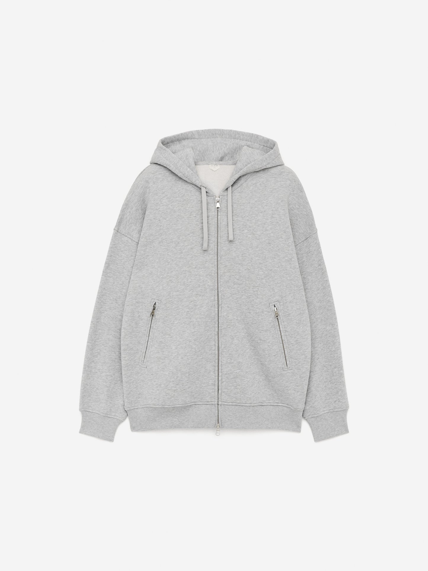 Zip Hoodie - Grey