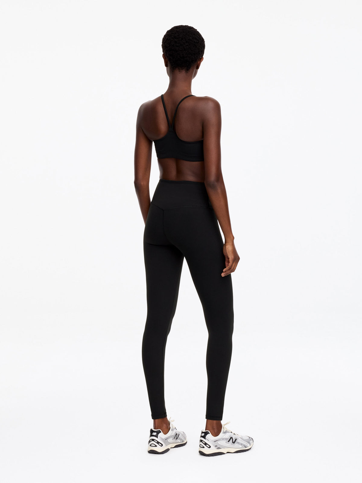 Soft Stretch Sports Bra - Black - Image 3