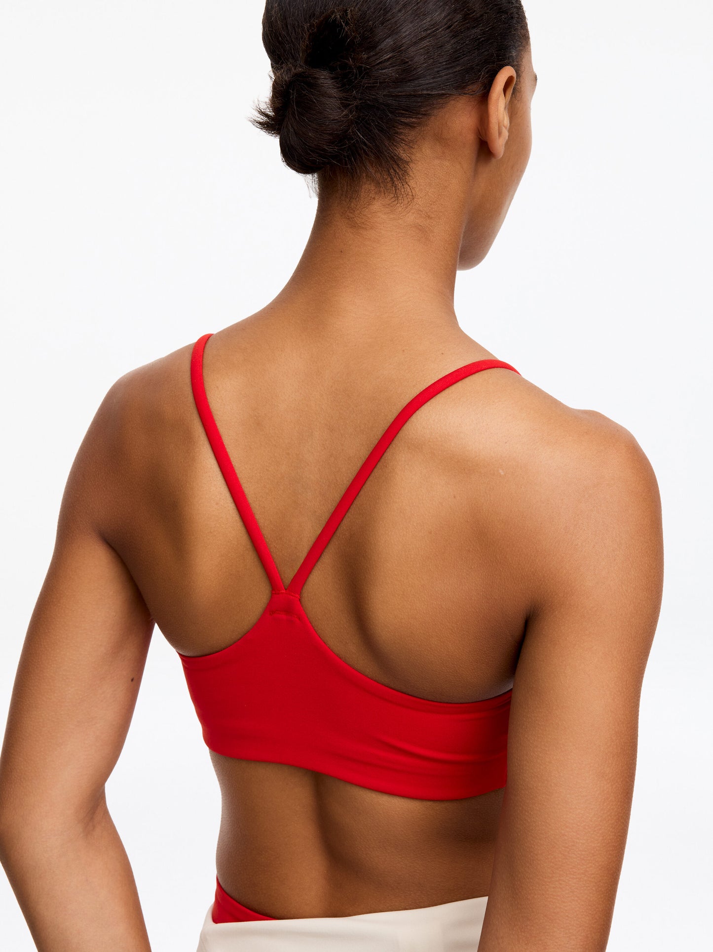 Soft Stretch Sports Bra - Red - Image 4