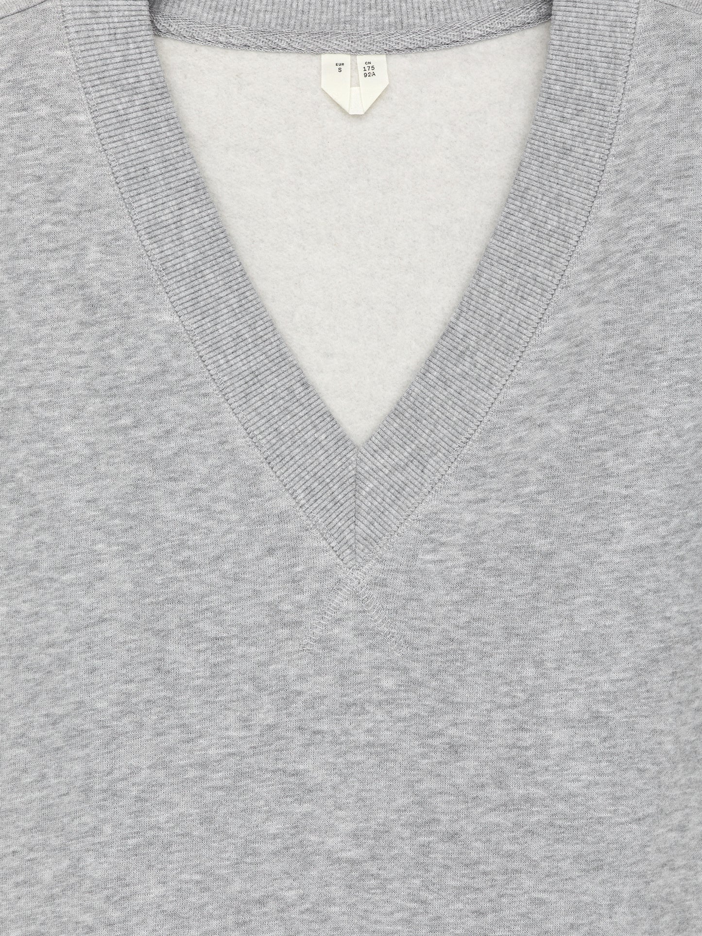 V-Neck Sweatshirt - Grey - Image 2