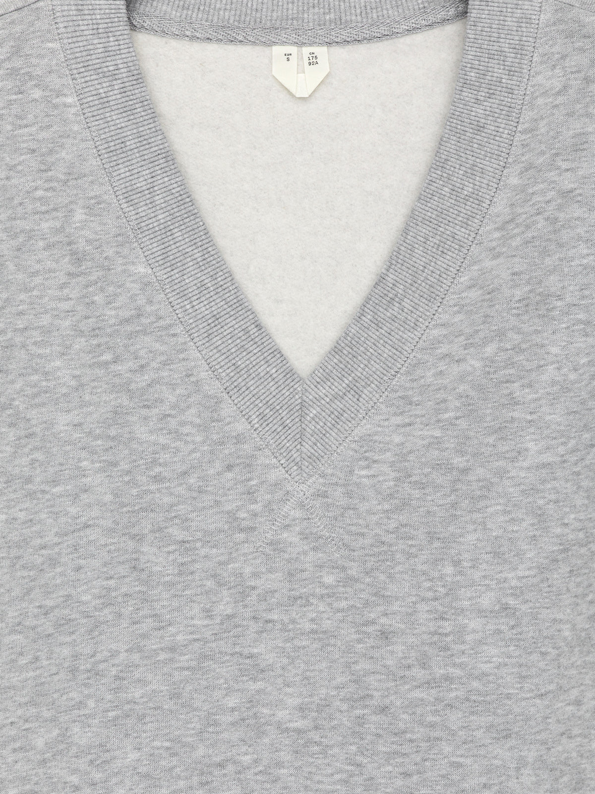 V-Neck Sweatshirt - Grey - Image 2
