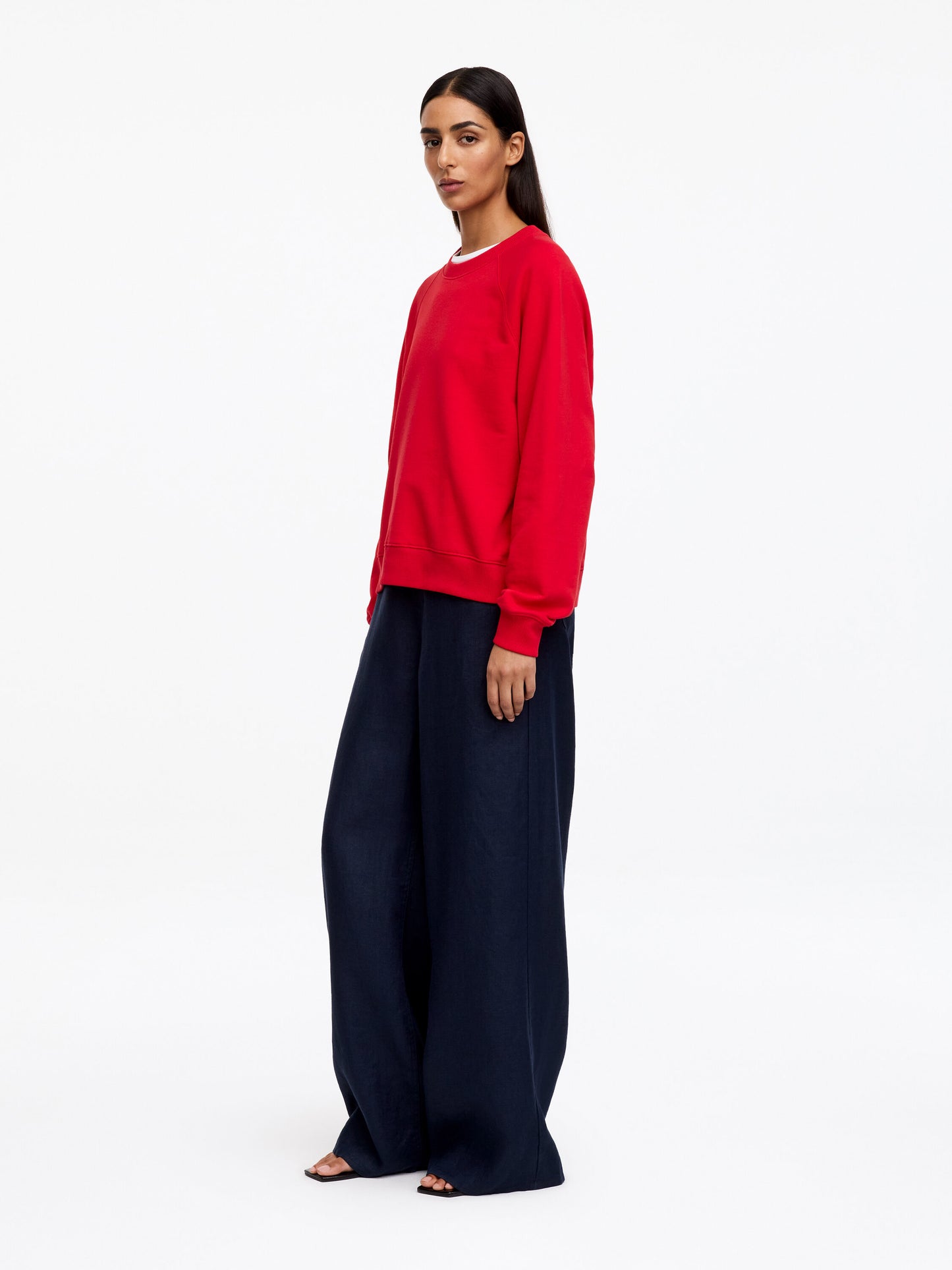 Terry Sweatshirt - Red - Image 3