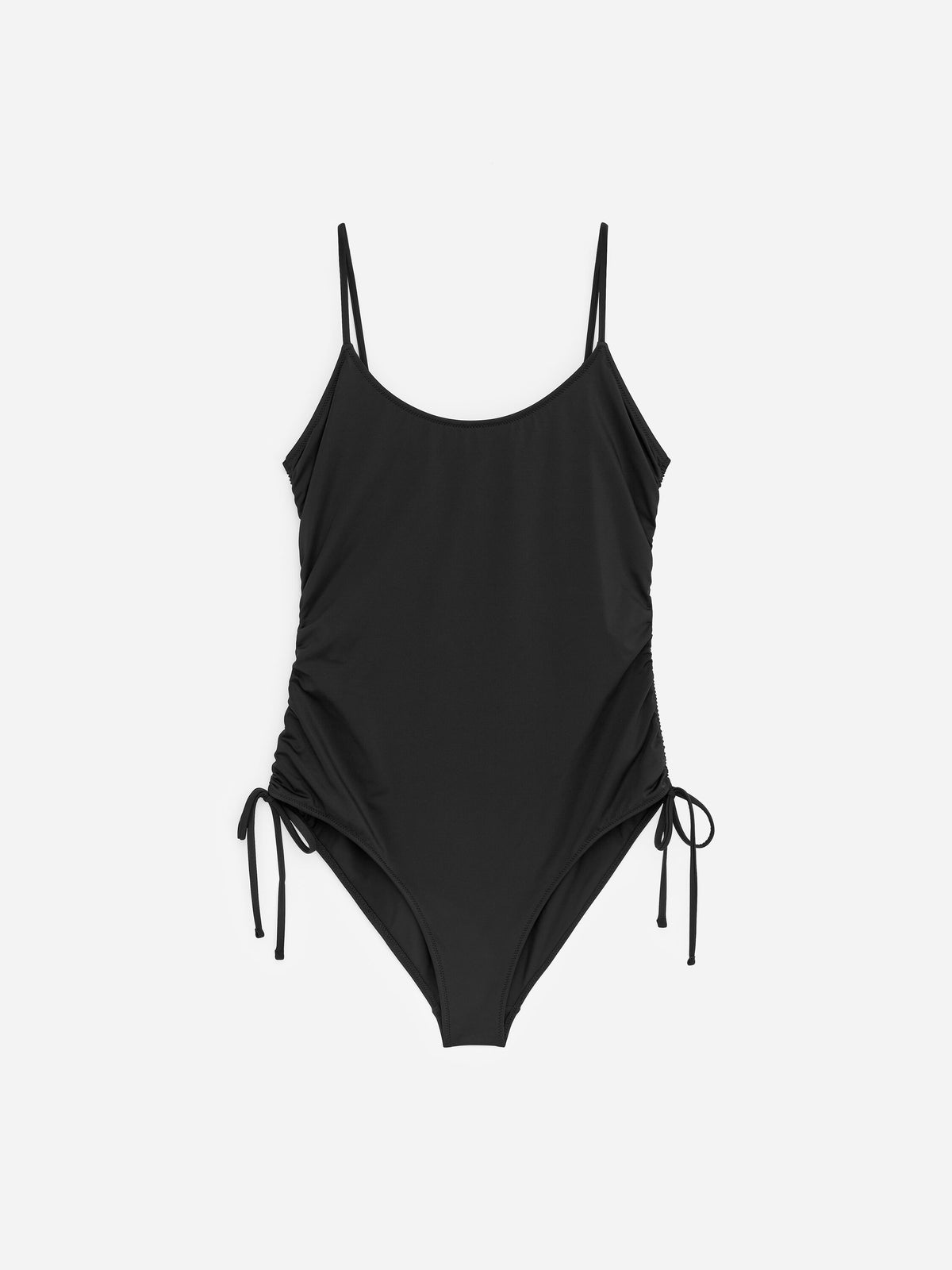 Strap swimsuit - Black - Image 5
