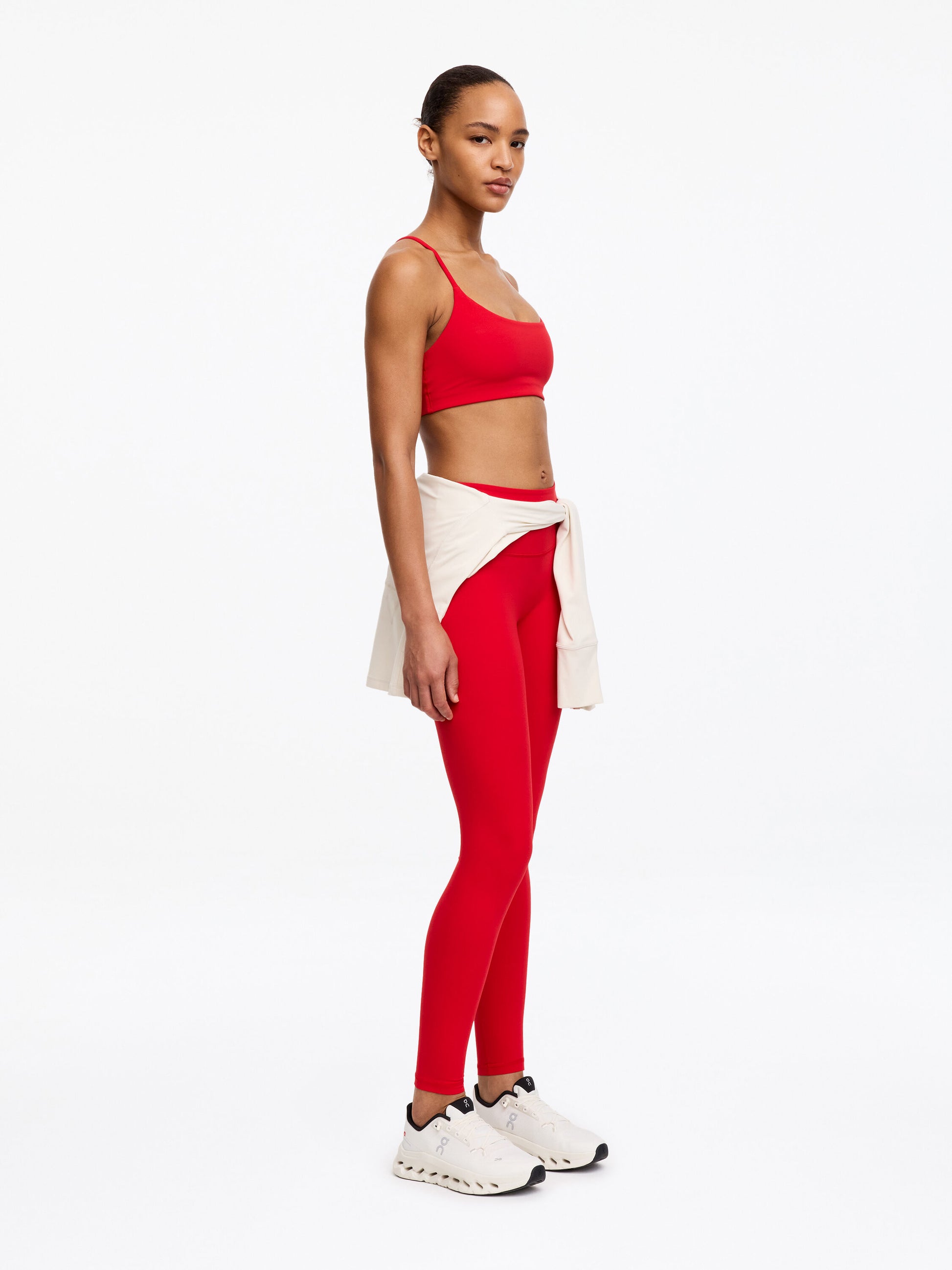 Soft Stretch Sports Bra - Red - Image 3