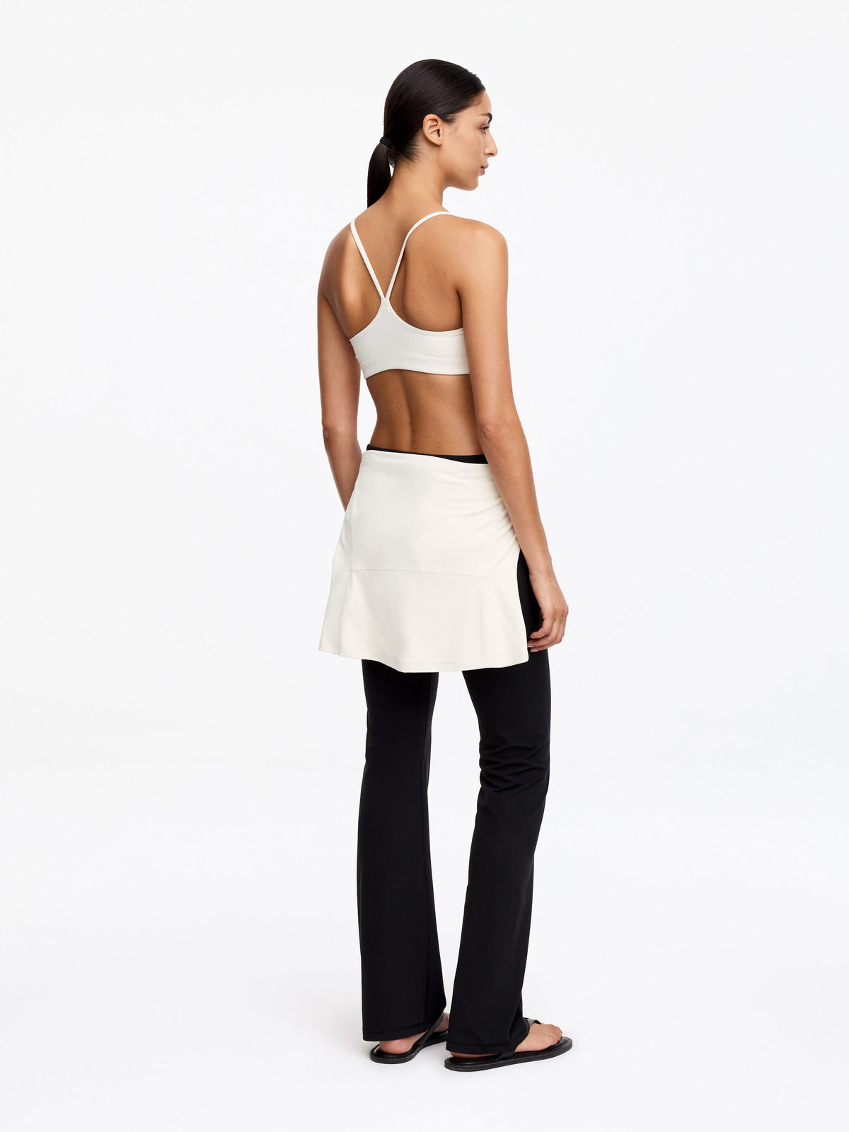 Soft Stretch Sports Bra - White - Image 3