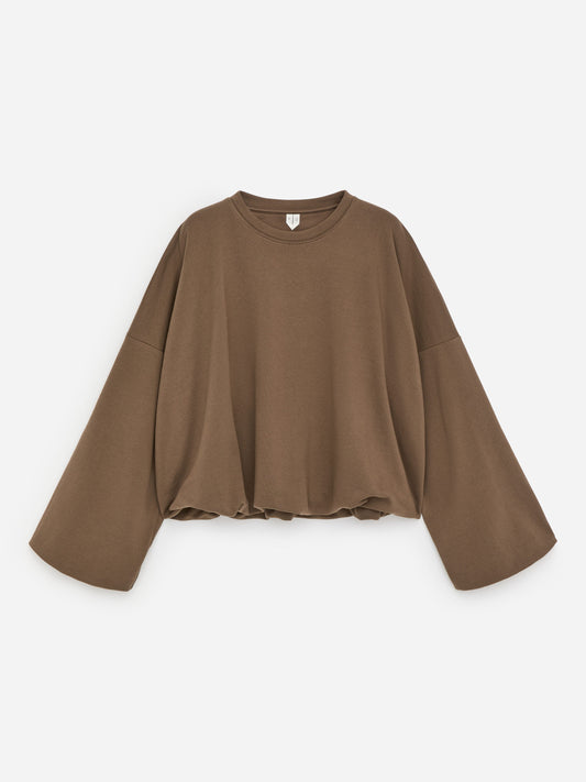 Balloon Sweatshirt - Brown