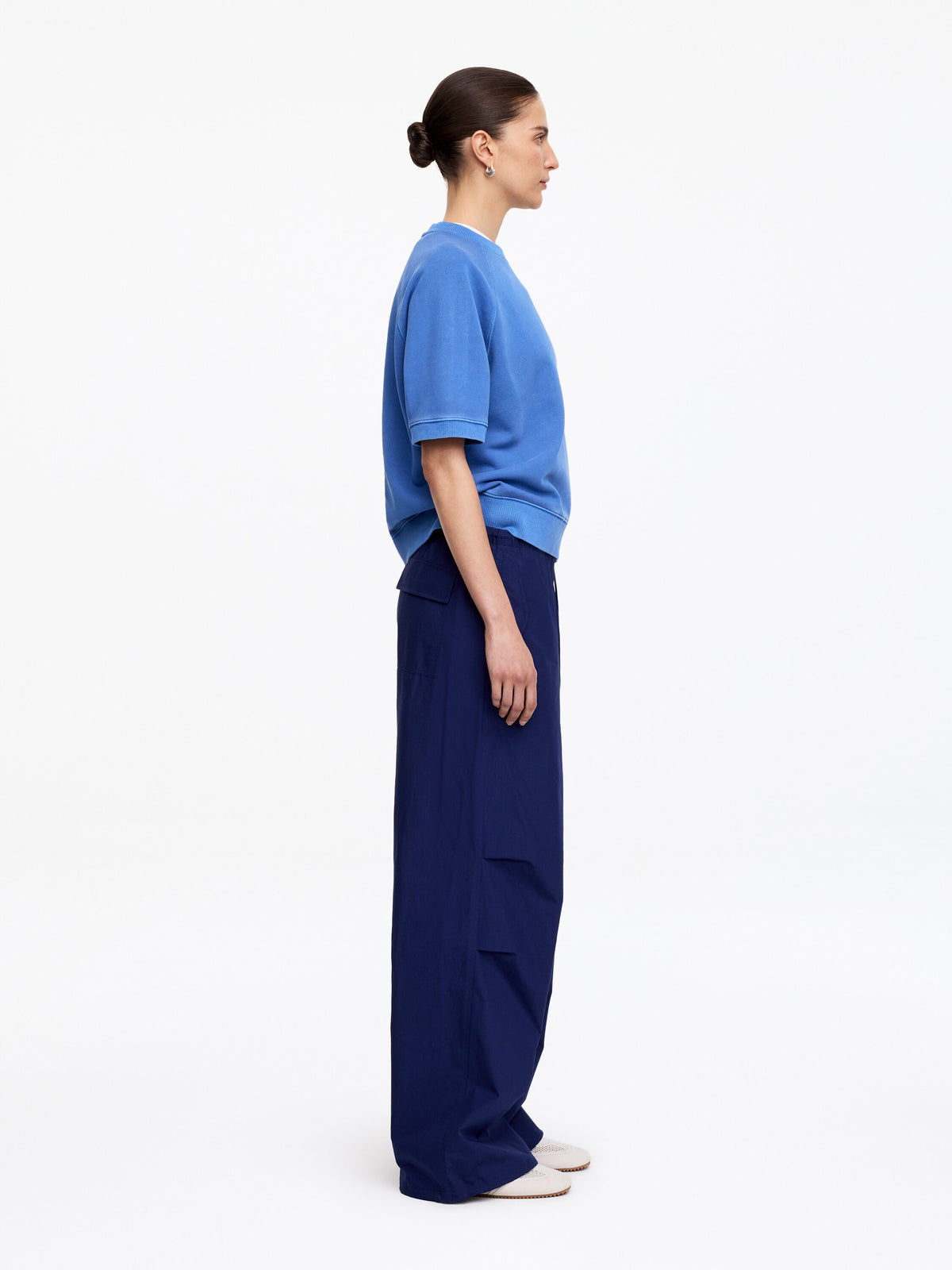 French Terry Sweatshirt - Blue - Image 3