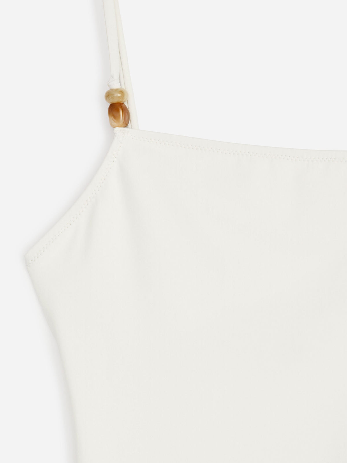 Beaded Swimsuit - White - Image 8