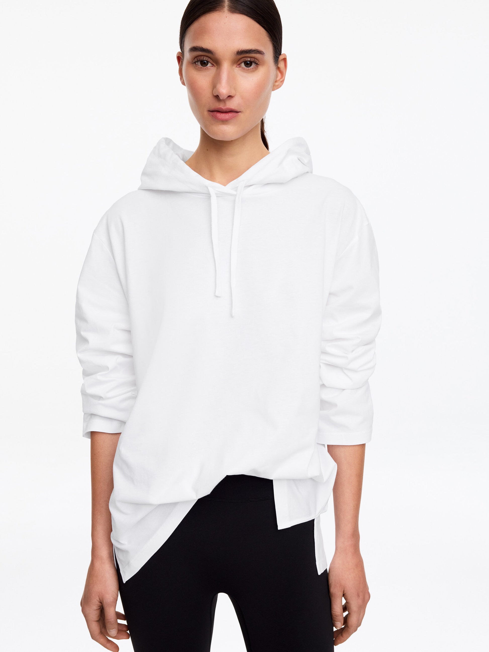 Hooded Sweatshirt - White - Image 4