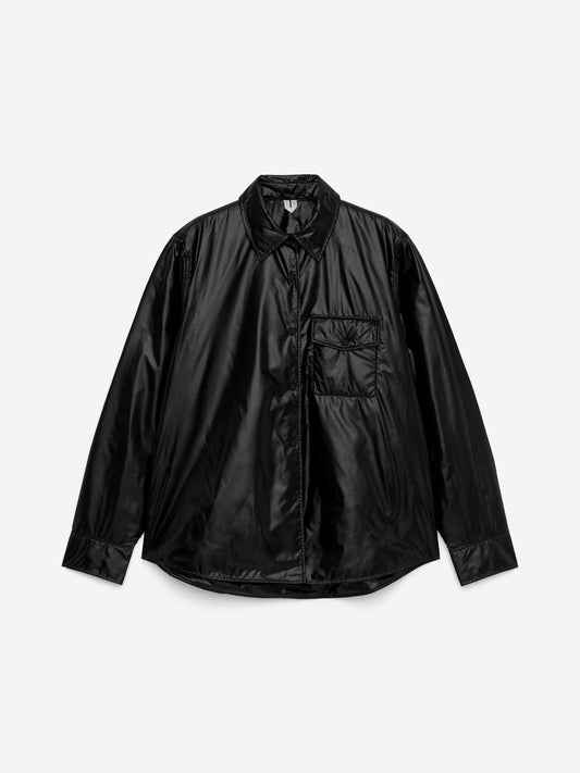 Nylon Overshirt - Black