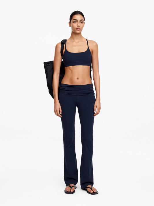 Flared Leggings - Blue