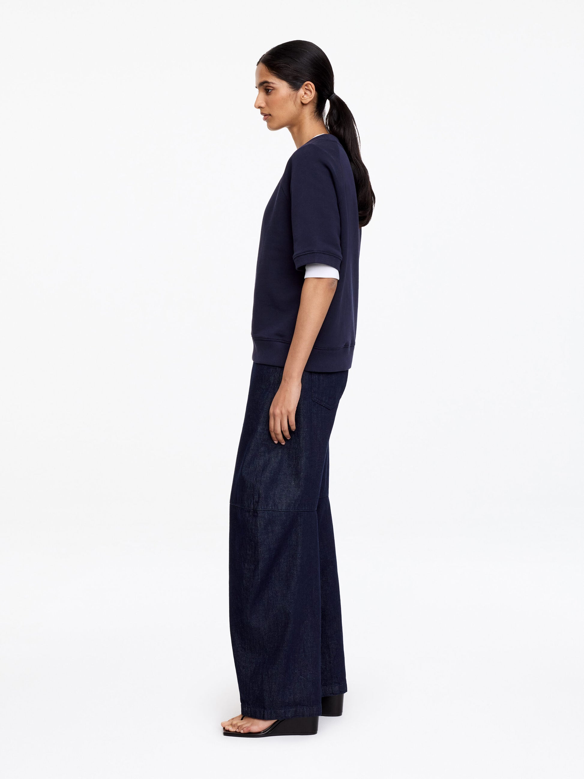 French Terry Sweatshirt - Blue - Image 3