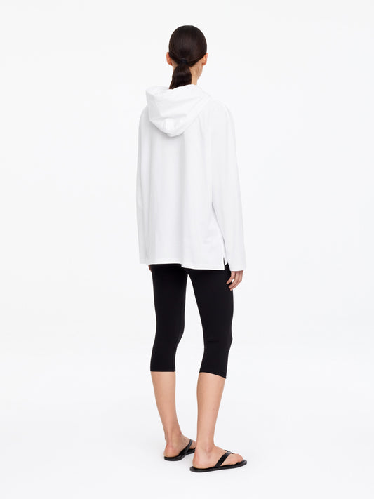 Hooded Sweatshirt - White - Image 2