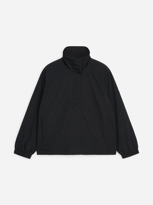 Padded Windbreaker Jacket - Black