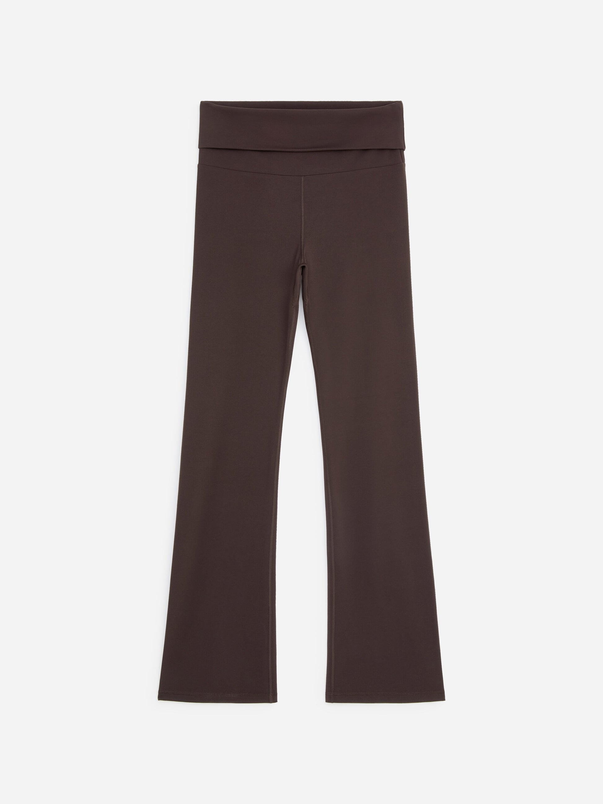 Flared Leggings - Brown - Image 5
