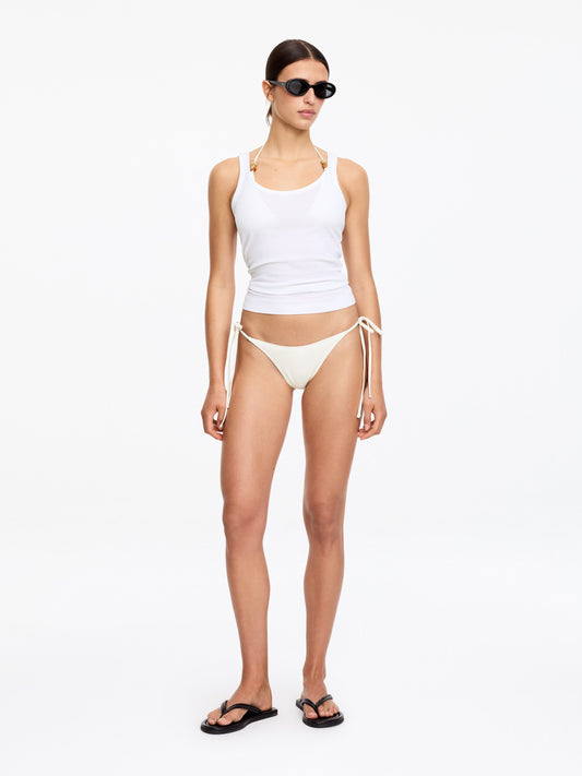 Tie Bikini Briefs - White