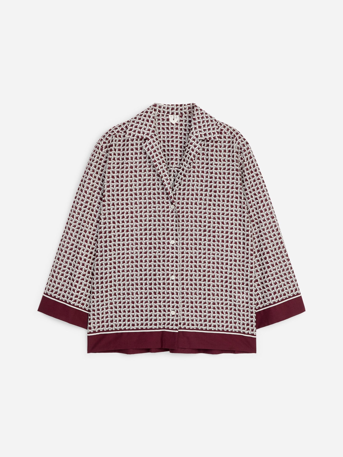 Lyocell Blend Shirt - Red - Image 5