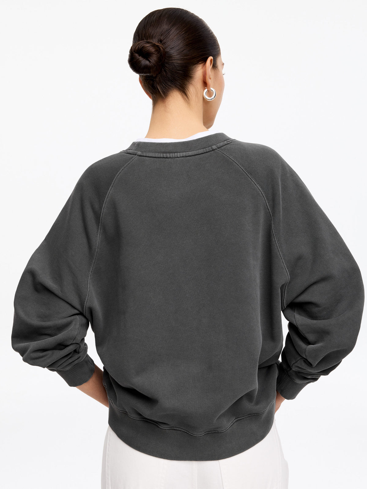 Terry Sweatshirt - Black - Image 4