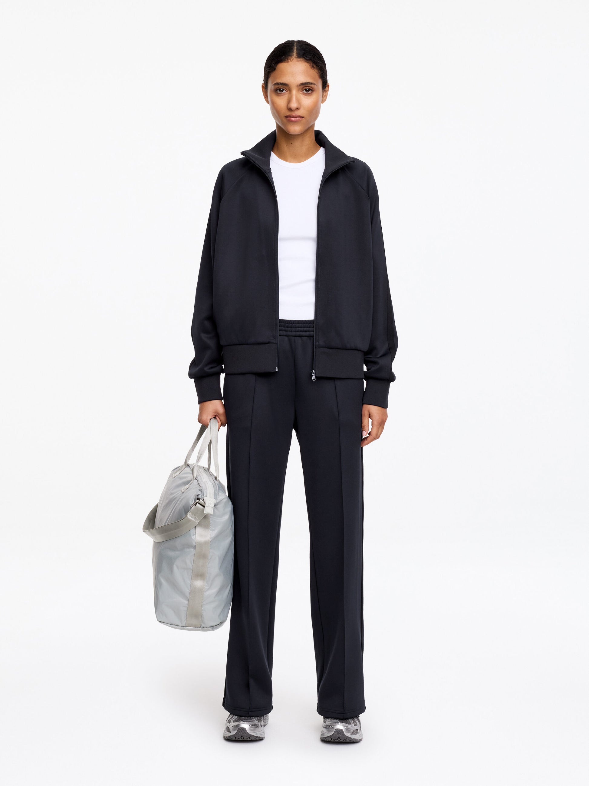 Pintuck Tracksuit Bottoms - Blue - Image 2