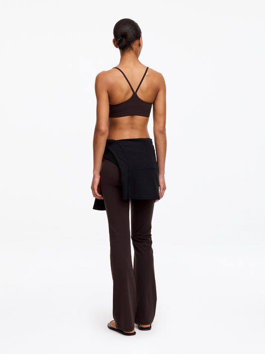 Soft Stretch Sports Bra - Brown - Image 2