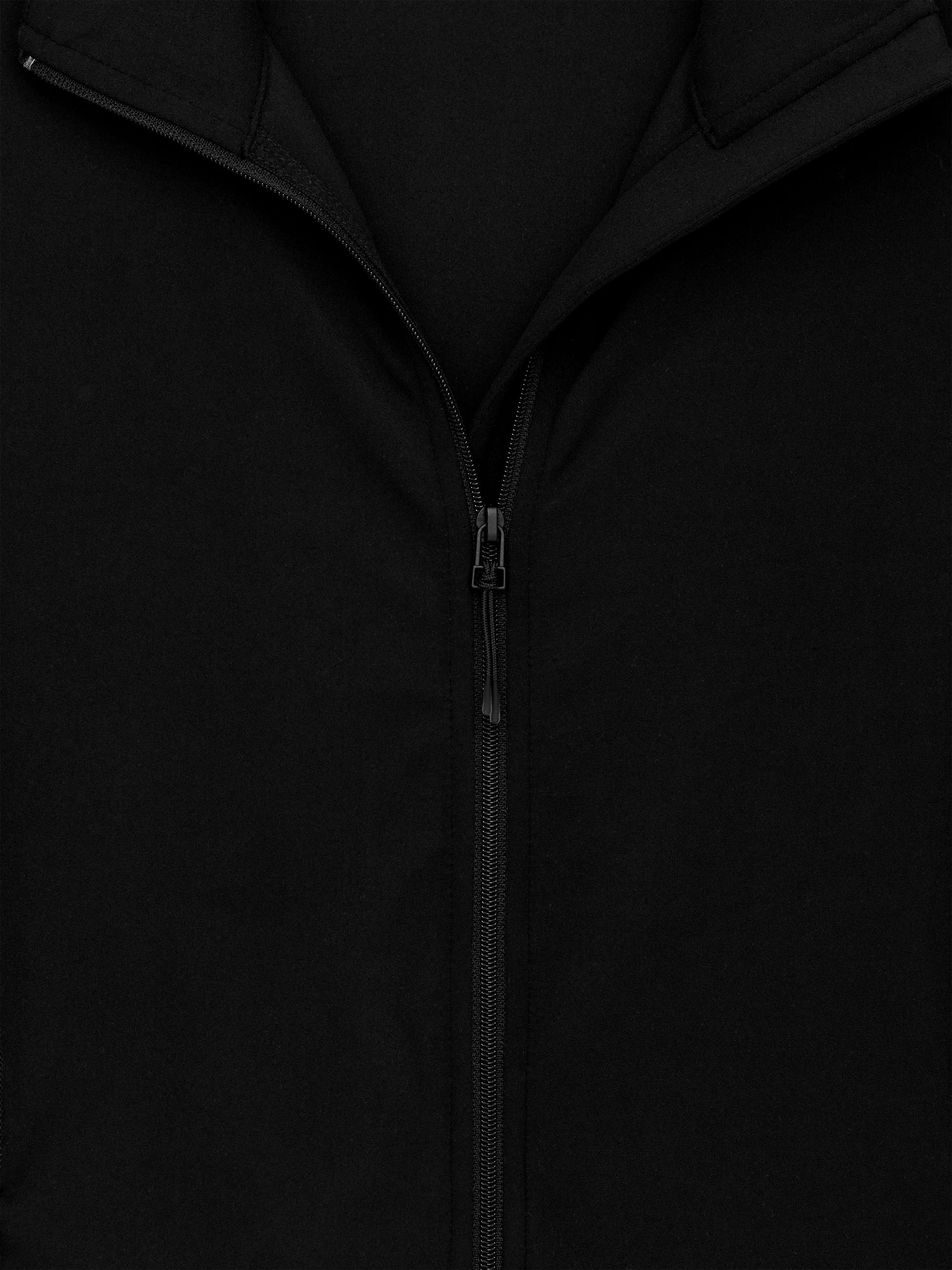 Soft Stretch Zip Jacket - Black - Image 2