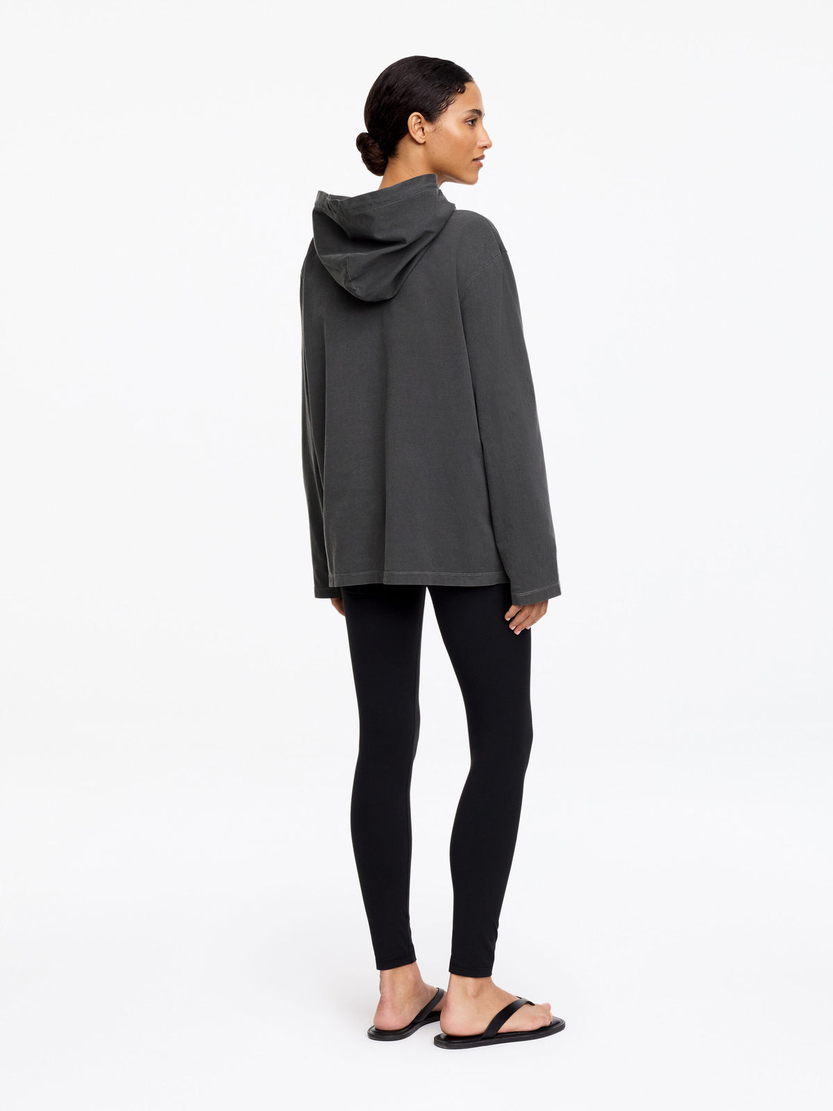 Hooded Sweatshirt - Grey - Image 3
