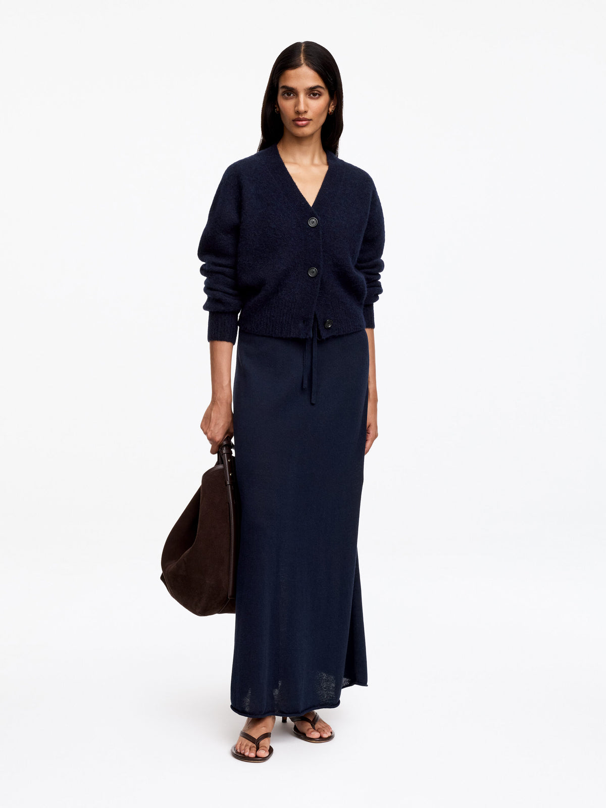 Knitted skirt - Blue