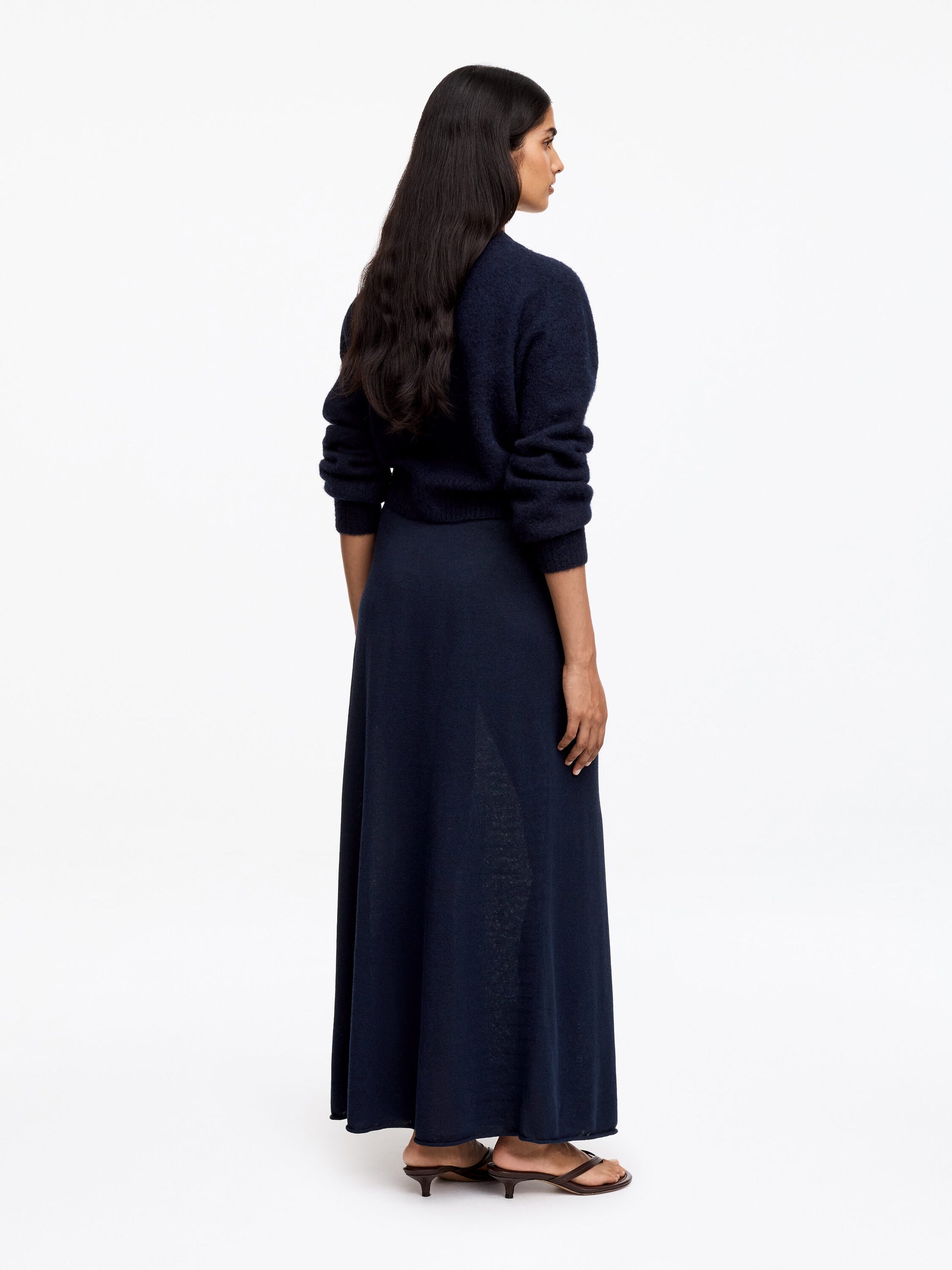 Knitted skirt - Blue - Image 3
