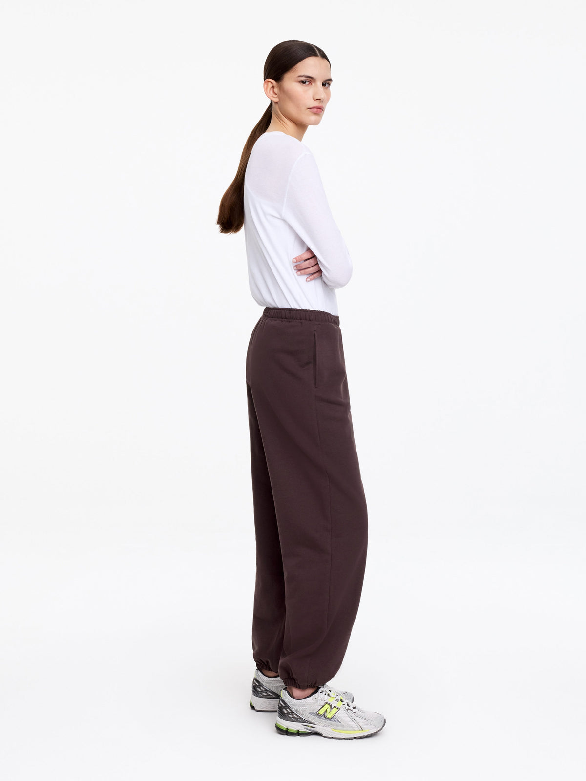Terry Sweatpants - Brown - Image 3
