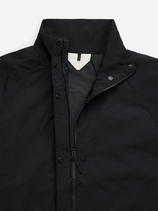 Padded Windbreaker Jacket - Black - Image 2