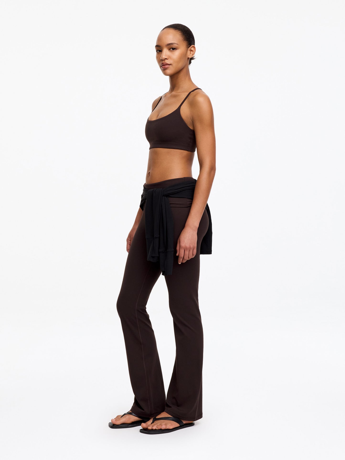 Soft Stretch Sports Bra - Brown - Image 3