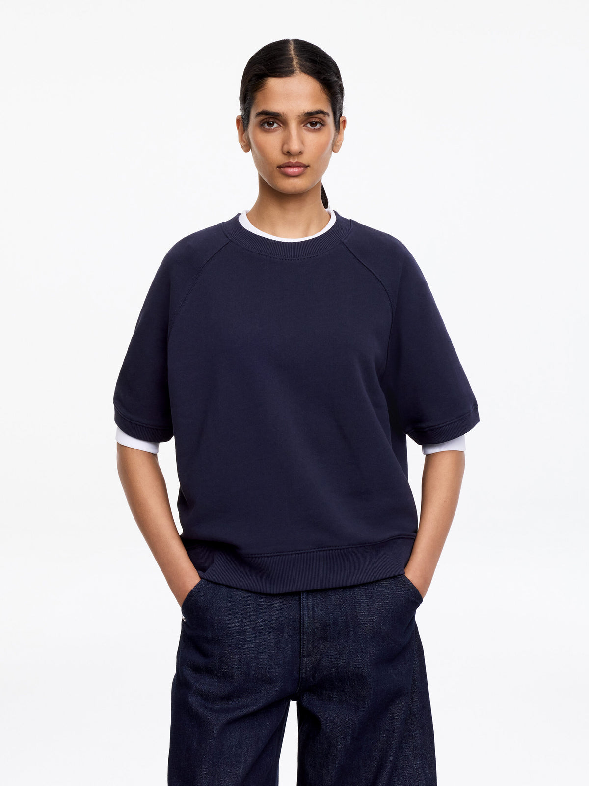 French Terry Sweatshirt - Blue