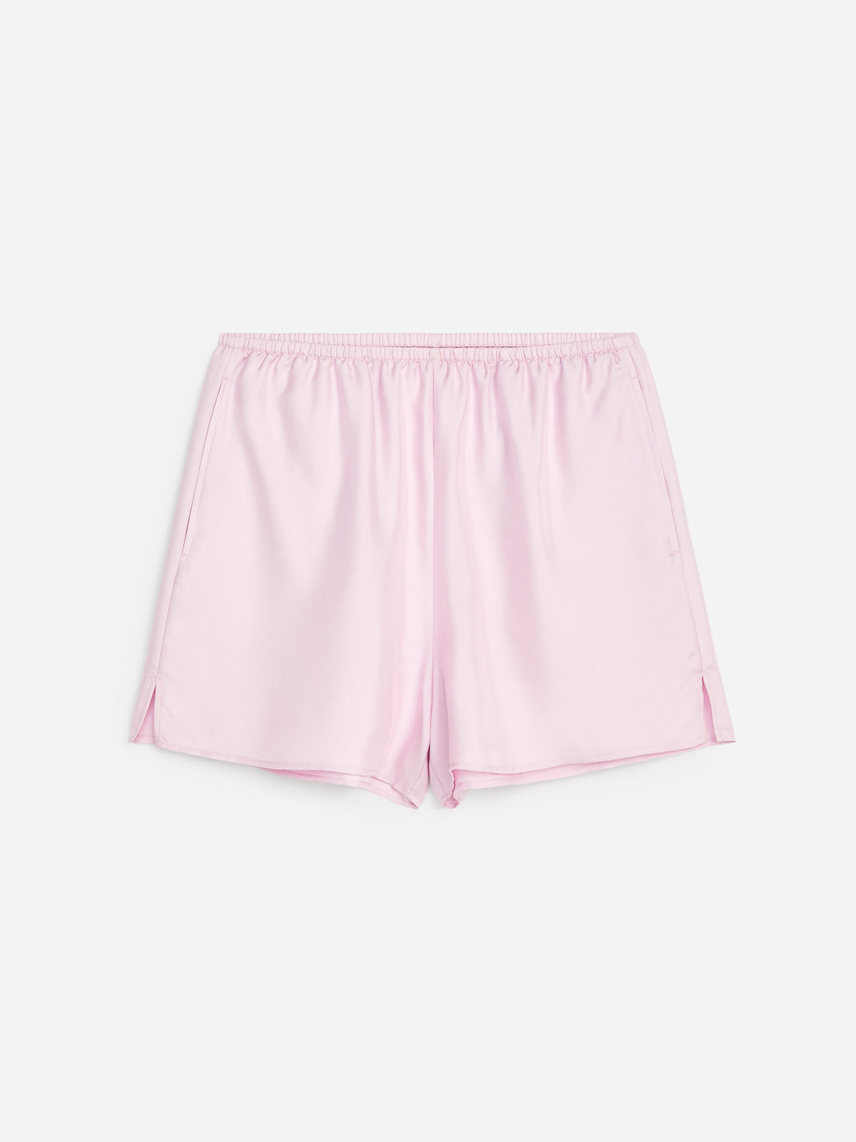 Silk Shorts - Pink - Image 5