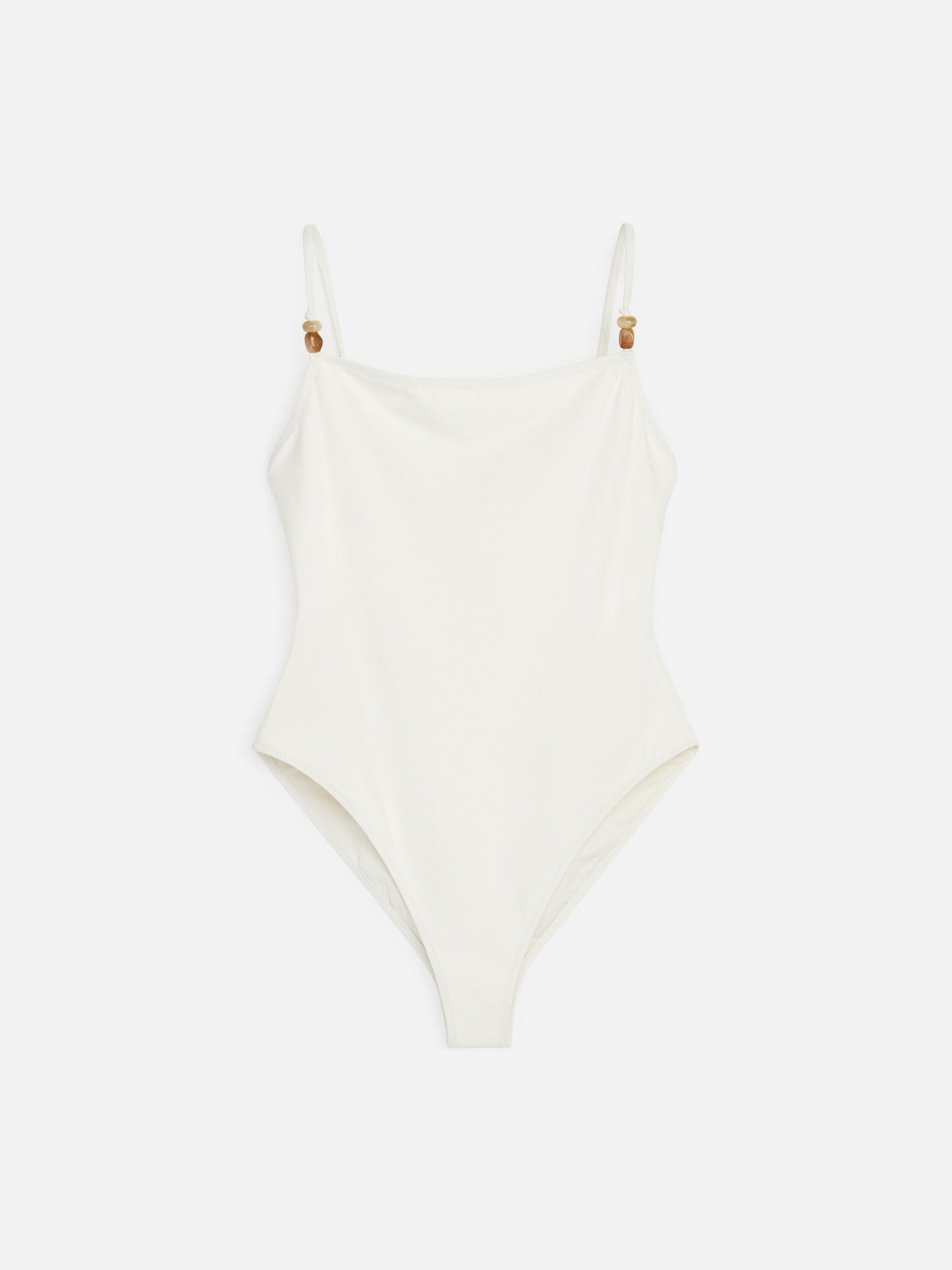 Beaded Swimsuit - White - Image 6