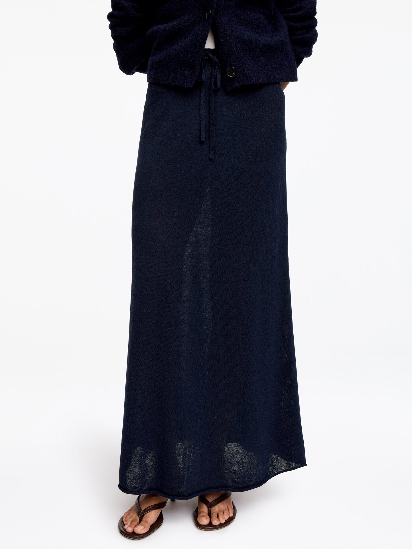 Knitted skirt - Blue - Image 4